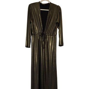 Floor Length Gold Dress